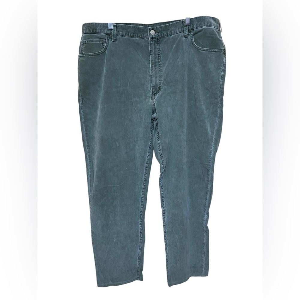 Lands’ End Square Rigger Corduroy Sage Green Men’s Pants in Size 42X31.